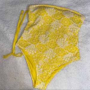 Yellow Flower One-Piece